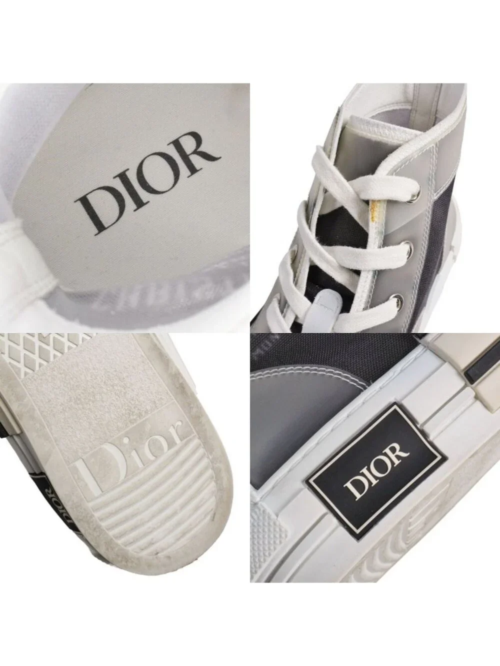 Dior Homme Sneakers High Cut Leather